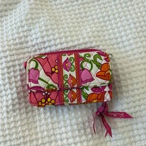Vera Bradley Pink and Orange Floral Wallet